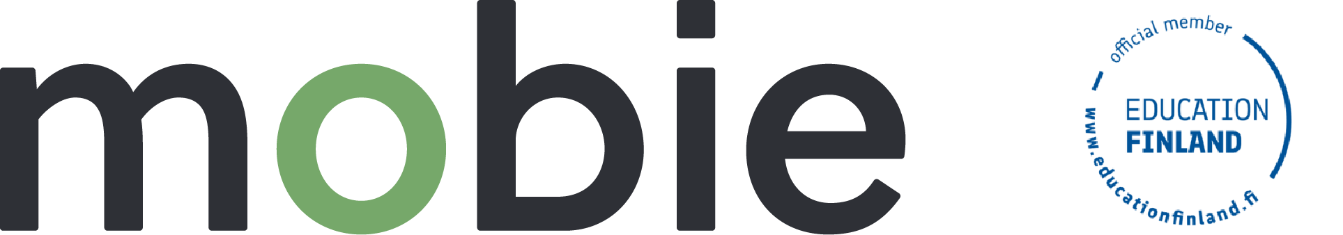 Mobie logo sekä Education Finland logo